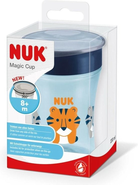 Nuk Magic Cup 8mnd+ Blauw 230 ml