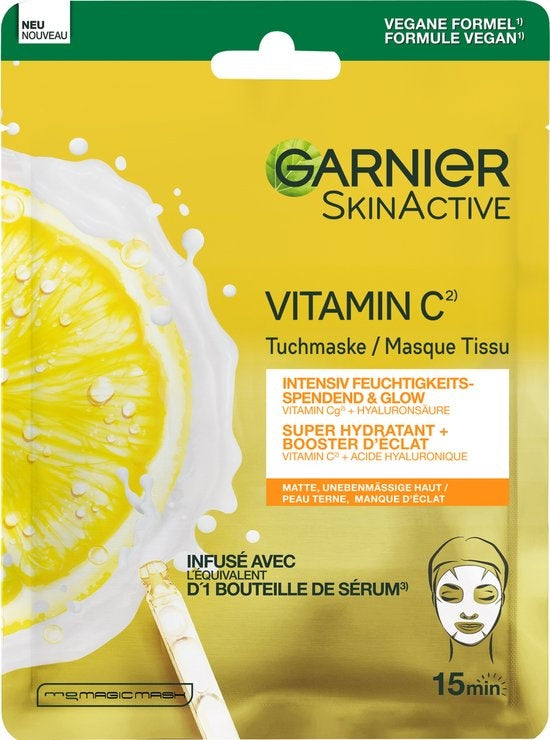 Garnier SkinActive Tissue Face Mask with Vitamin C* - 1 piece