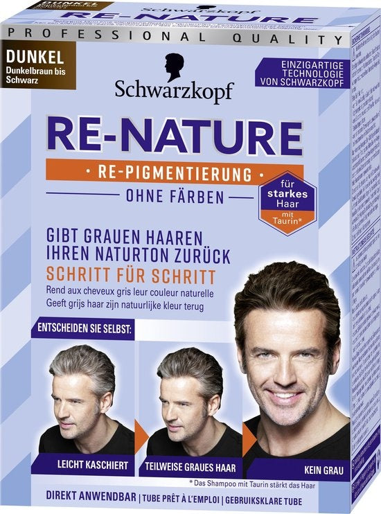 Schwarzkopf Re-nature Creme Haarkleuring Man Dark