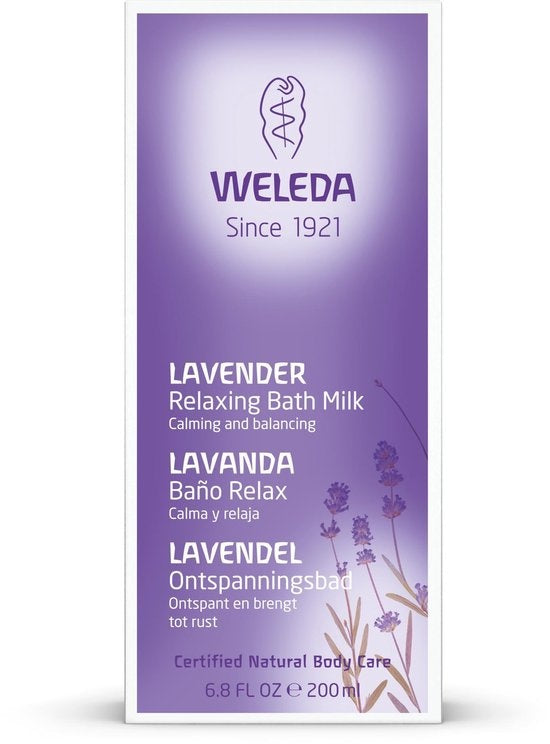 Weleda Entspannungsbad Lavendel Badeschaum - 200 ml - Natürlich