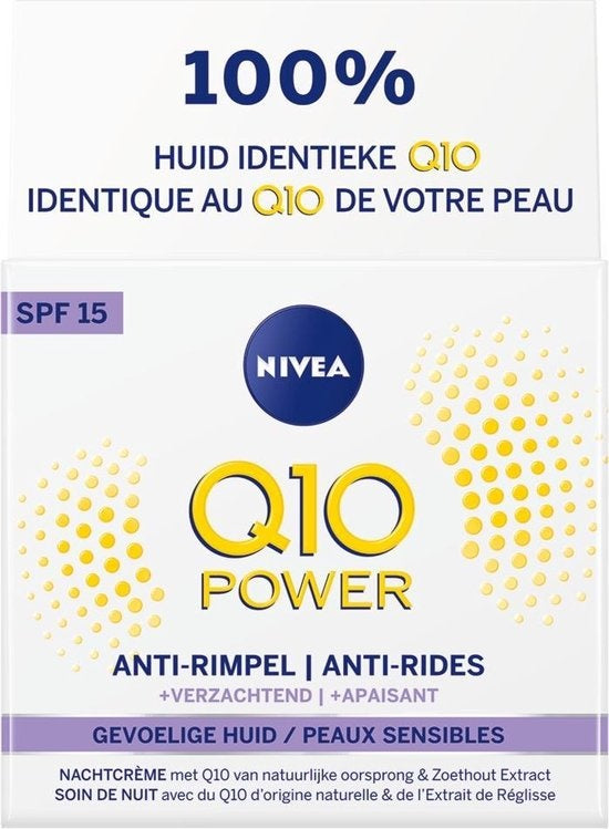 NIVEA Q10 Power Sensitive 35+ Tagescreme – LSF 15 – 50 ml