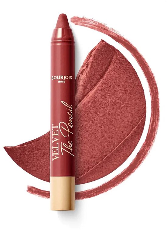 Bourjois Velvet The Pencil Matte Lipstick – 04 Less Is Brown – 1,8 g