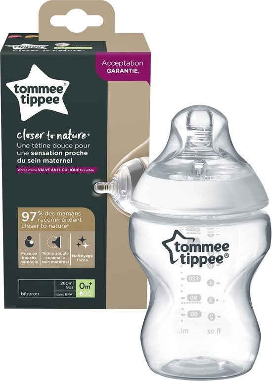 Tommee Tippee Closer to Nature Babyflasche x1 (260 ml)