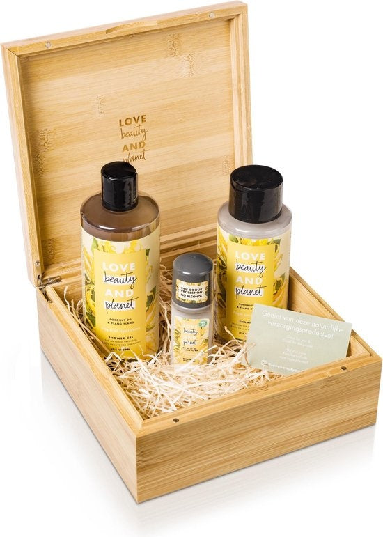 Love Beauty And Planet Yellow BambooBox Coconut Oil & Ylang Ylang - Geschenkset