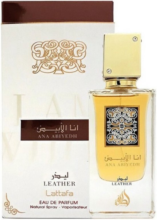 Lattafa Eau de Parfum Ana Abiyedh Leather - 60 ml - Men's perfume