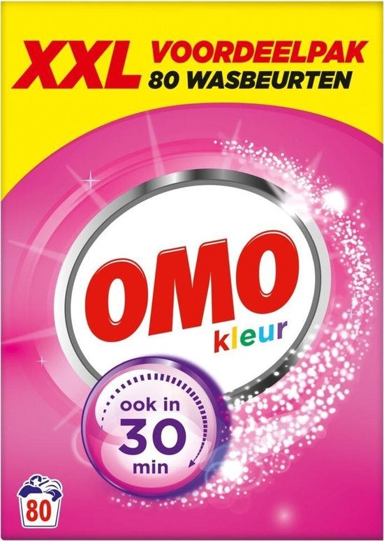 Omo Color Waschpulver – Waschmittel – 4,73 kg – 80 Wäschen