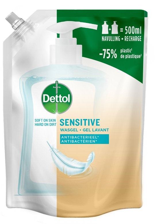 Dettol - Hand soap - Antibacterial - Refill Sensitive - 500ml