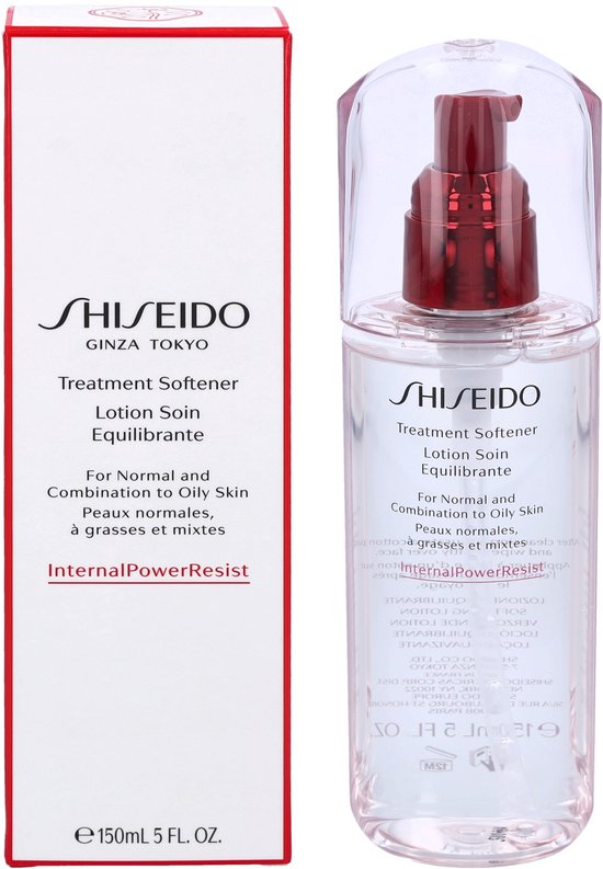 Shiseido - Treatment Softener Normale/Gecombineerde/Vette Huid - 150 ml - gezichtsreiniger voor de normale/gecombineerde en vette huid , Beschadigde verpakking