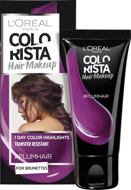 L'Oréal Paris Colorista Hair Makeup - Plum - Packaging damaged