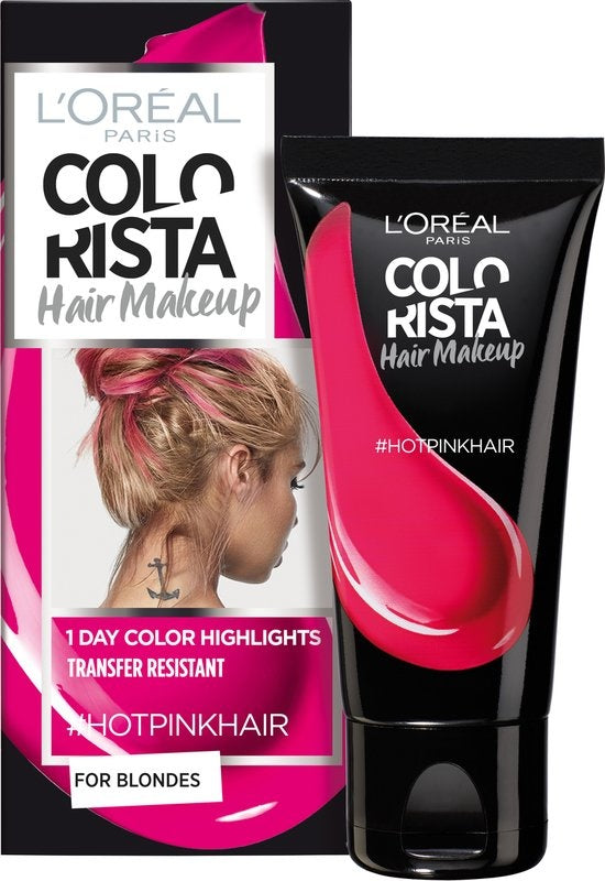 L'Oréal Paris Colorista Hair Makeup – Hot Pink – Verpackung beschädigt