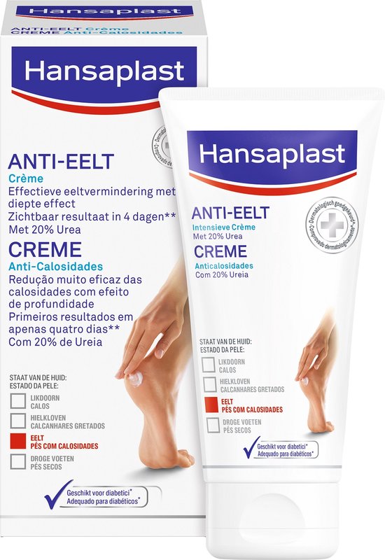 Hansaplast Anti Eelt Creme - Voetverzorging - Voetencreme - 75ml