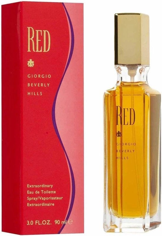 Giorgio Eau De Toilette Beverly Hills Red 90 ml – Für Damen – Verpackung beschädigt