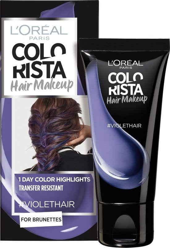 L'Oréal Paris Colorista Hair Makeup – Violett – Verpackung beschädigt