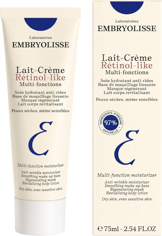 Lait-Crème Retinol-Like - 75 ML - Vegan - Anti-Aging Gezichtscrème - Verpakking beschadigd