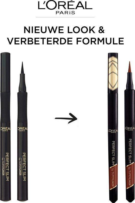 L'Oréal Paris Superliner Perfect Slim Brown Eyeliner - 03 Brown - Brown Pen Eyeliner - 4.7ml
