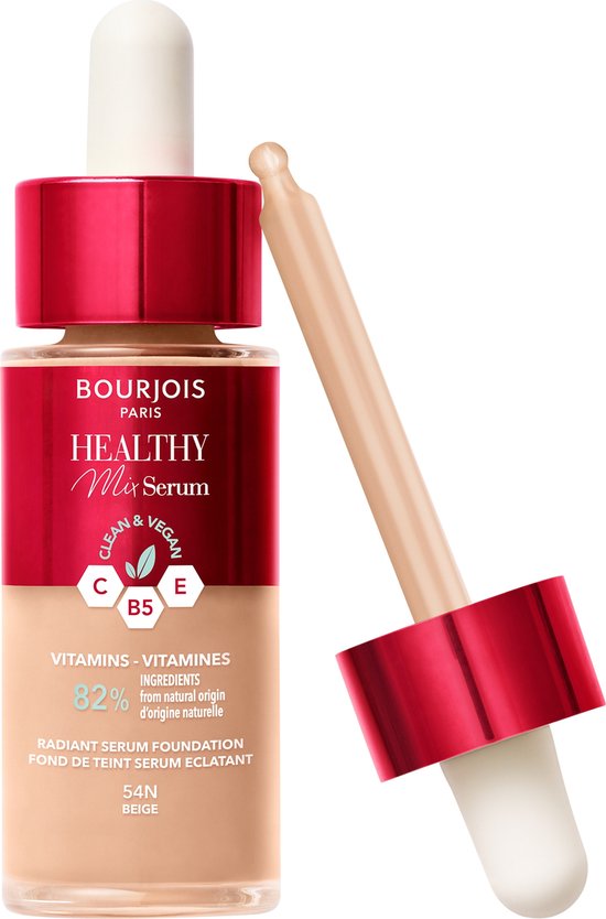 Bourjois Healthy Mix – 54N – Beige, Serum Foundation – 30 ml