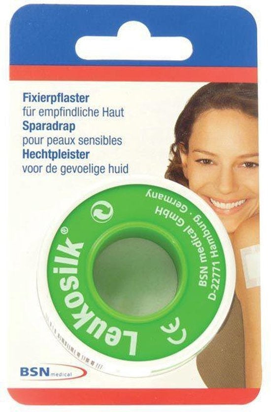 Leukosilk Gevoelige huid - 5 m x 2.5 cm - Pleisters