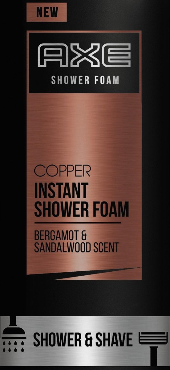 AX Shower Foam Copper Cedar &amp; Bergamot 200 ml