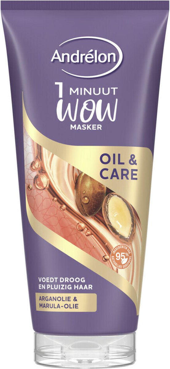 Andrelon 1 Minute Wow Mask Oil &amp; Care 180 ml