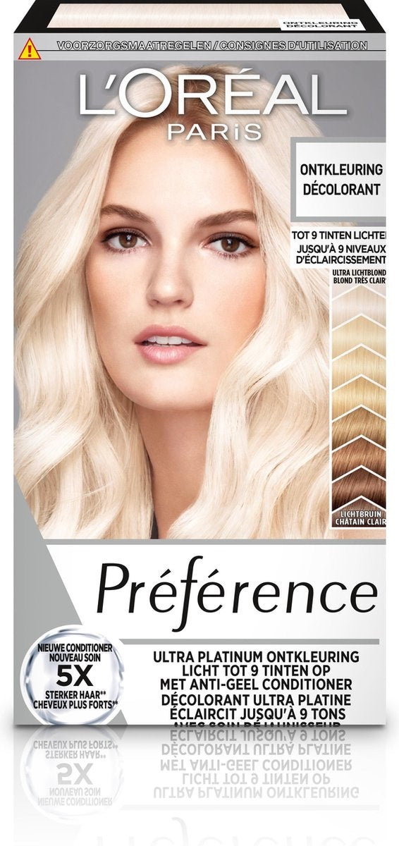 L'Oréal Paris Préférence Ultra Platinum - Platinum Blonde - Decolorization