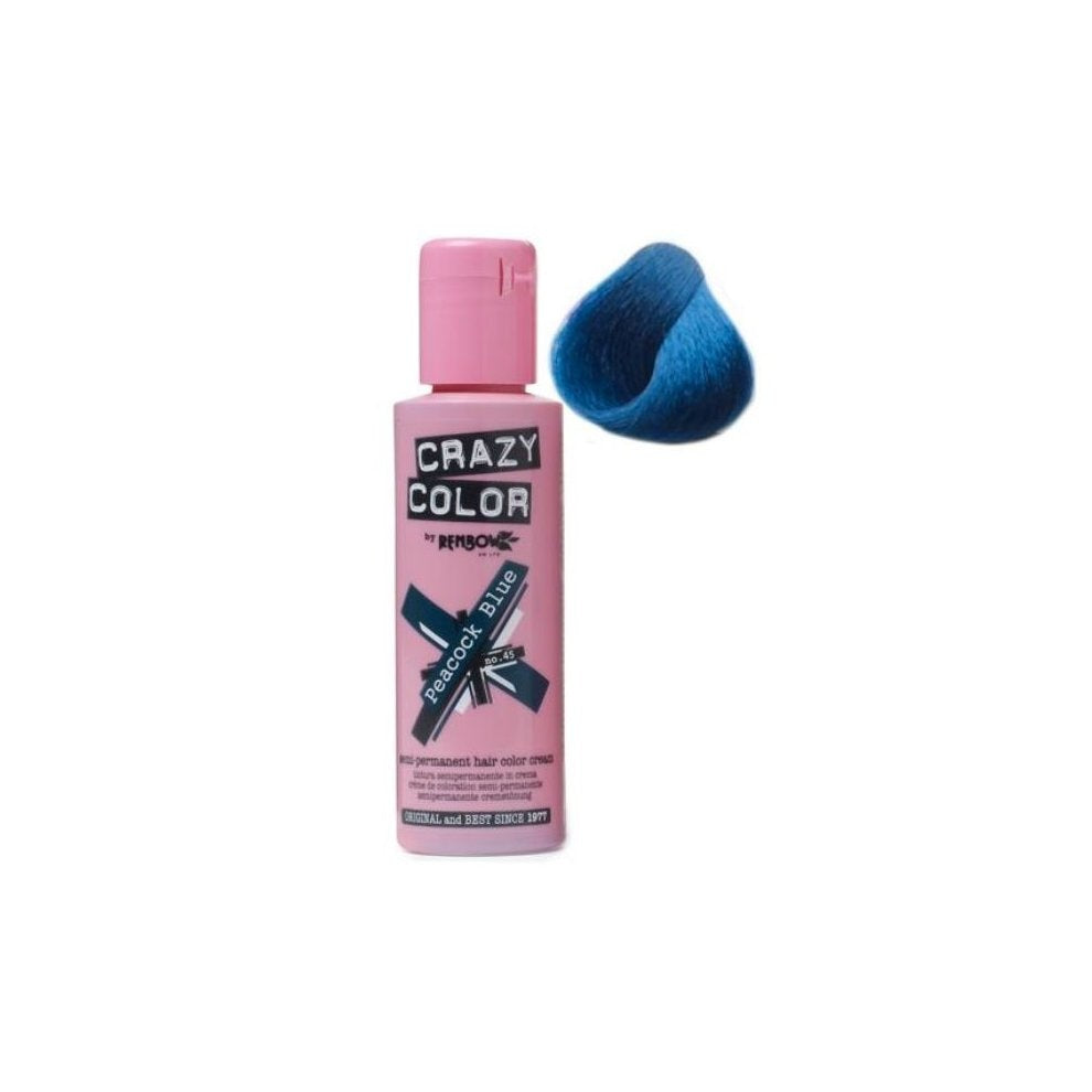 Crazy Color Pfauenblau 100 ml – Haarfärbemittel