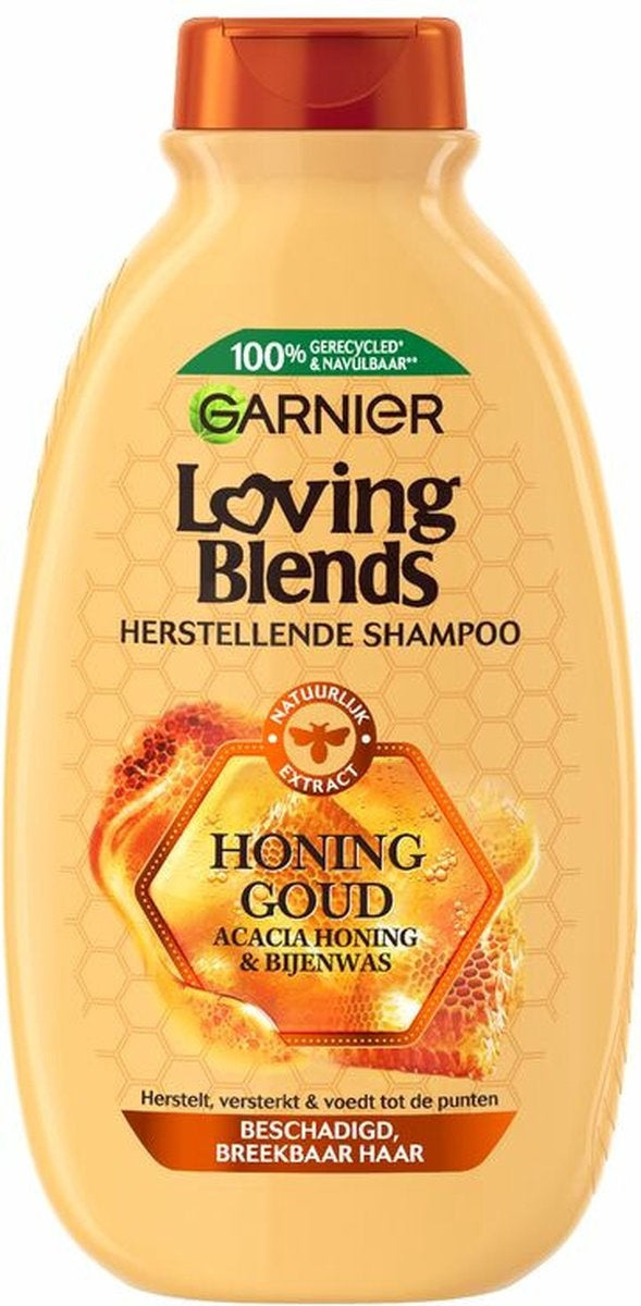 Garnier Loving Blends Honey Gold Restorative Shampoo - 300 ml