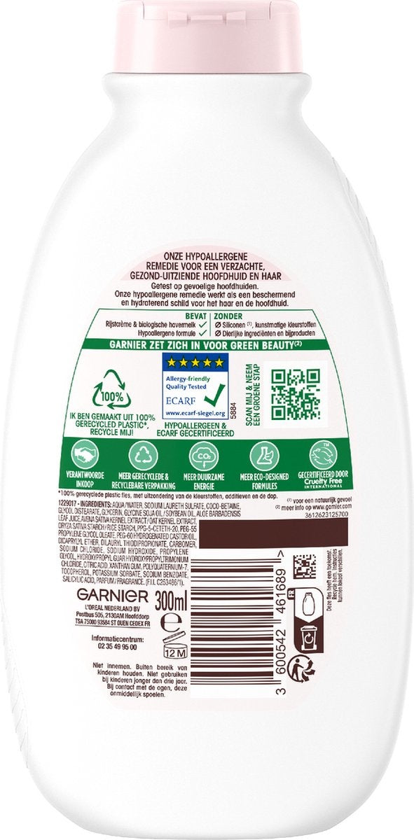 Garnier Loving Blends Mildes Hafer-Beruhigungsshampoo 300 ml