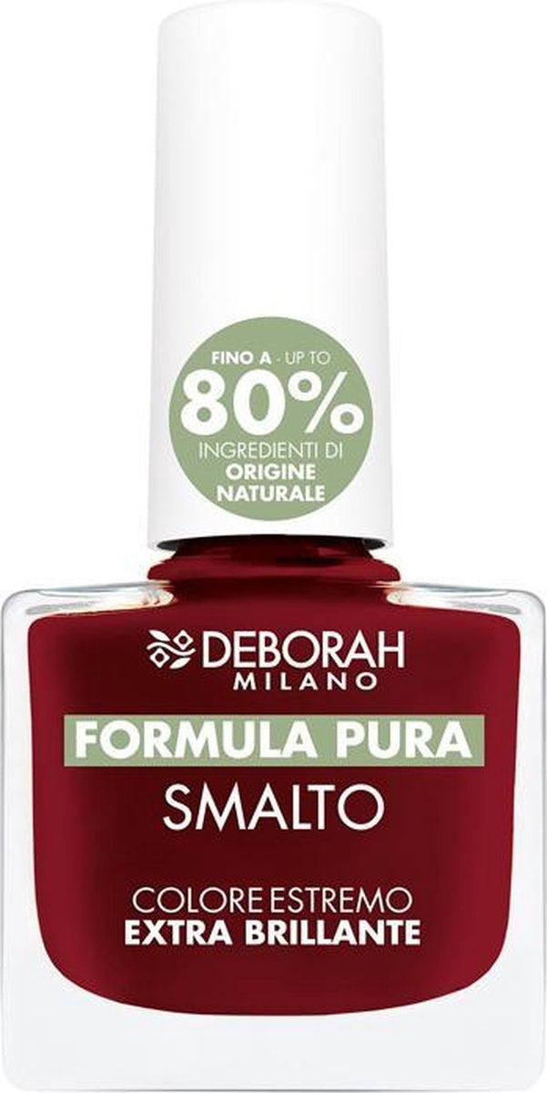 Deborah Milano Formula Pura Nail Polish - 14 Dark Red