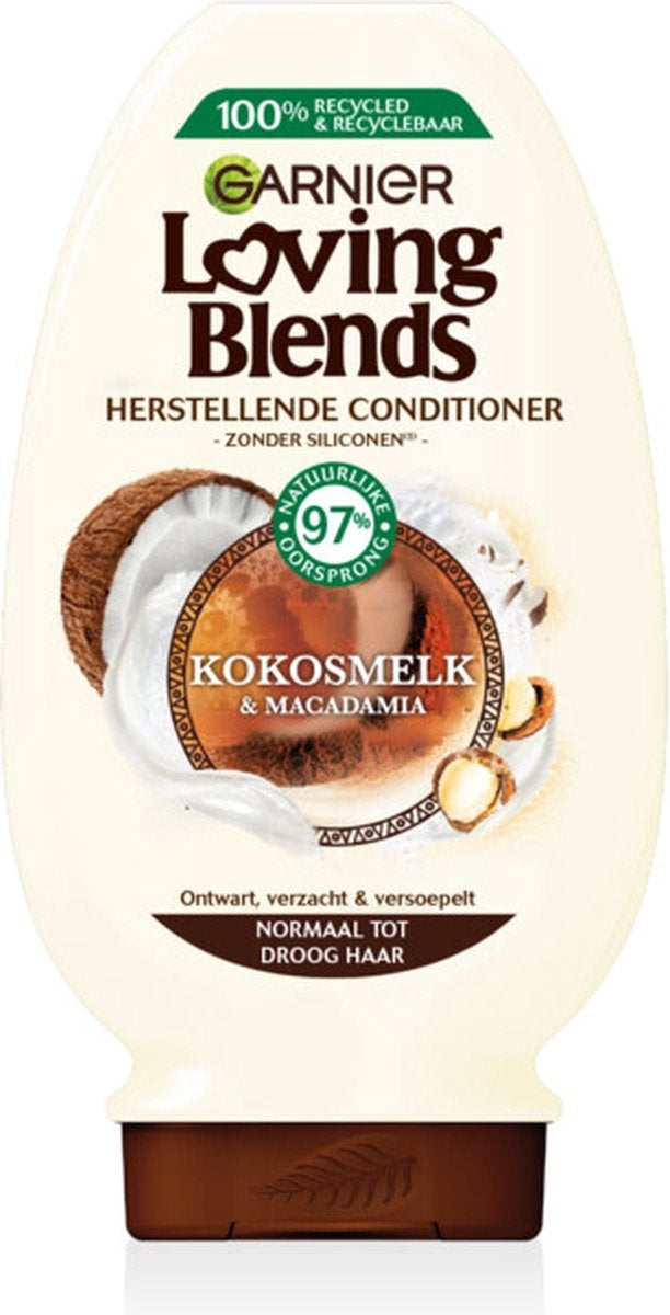 Garnier Loving Blends Kokosmilch- und Macadamia-Spülung – 250 ml