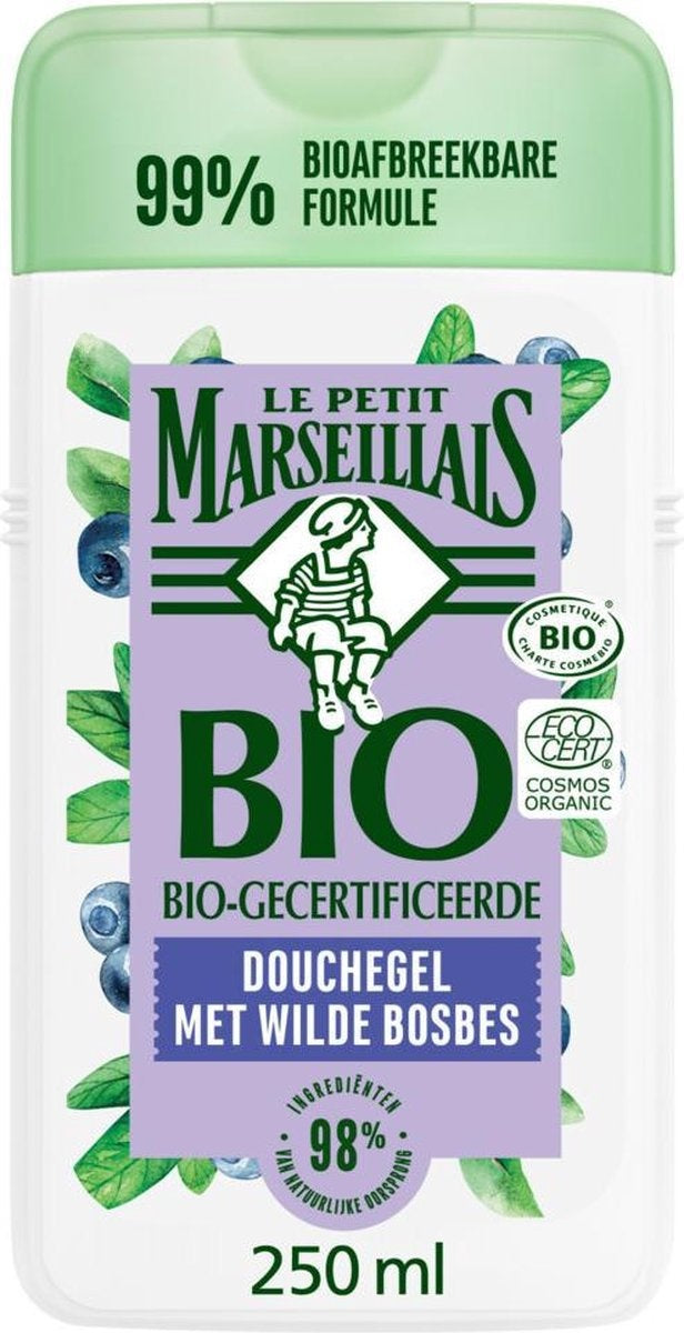 Le Petit Marseillais Shower Gel Wild BIO Blueberry - 250 ml