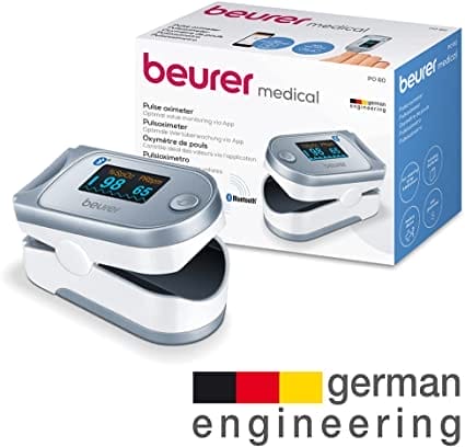 Beurer PO 60 Bluetooth® Saturatiemeter – Pulse-Oximeter voor Vinger - Beschadigde verpakking