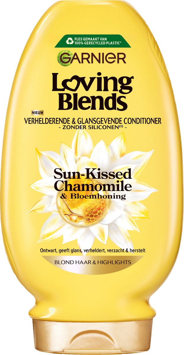 Garnier Loving Blends - Brightening &amp; Shining Conditioner - Sun-Kissed Chamomile &amp; Flower Honey - Chamomile - 250 ml