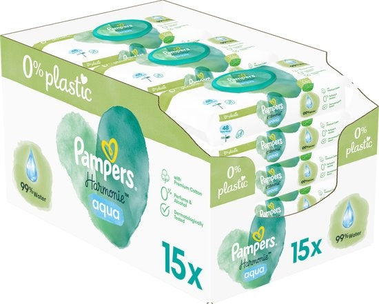 Pampers Harmonie Aqua Wipes – 720 Tücher