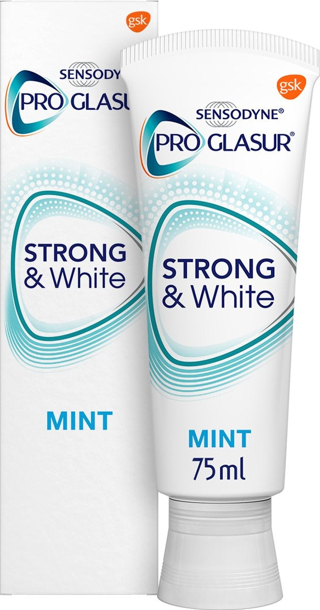 Sensodyne ProGlasur Strong &amp; White Toothpaste 75 ml - Packaging damaged