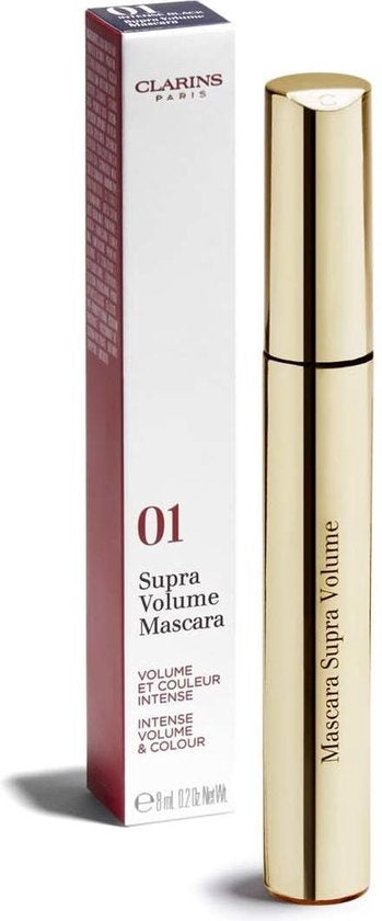 Clarins Supra Volume Mascara - 01 Intense Black - verpakking beschadigd