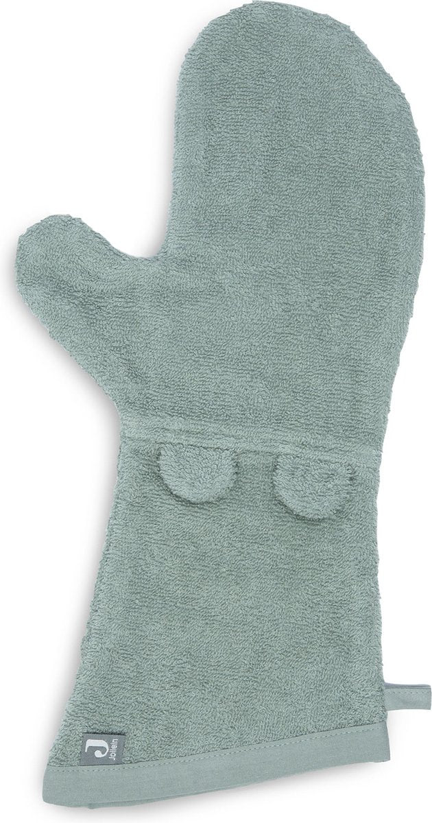 Jollein - Baby Washandje Badstof Ears - Ash Green