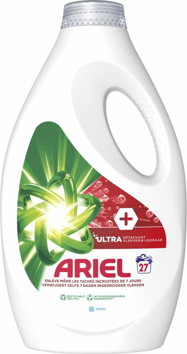 Ariel Liquid Detergent +Ultra Stain Remover 1215 ml