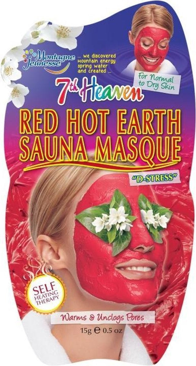 Montagne Jeunesse 7th Heaven Red Hot Earth Sauna-Gesichtsmaske