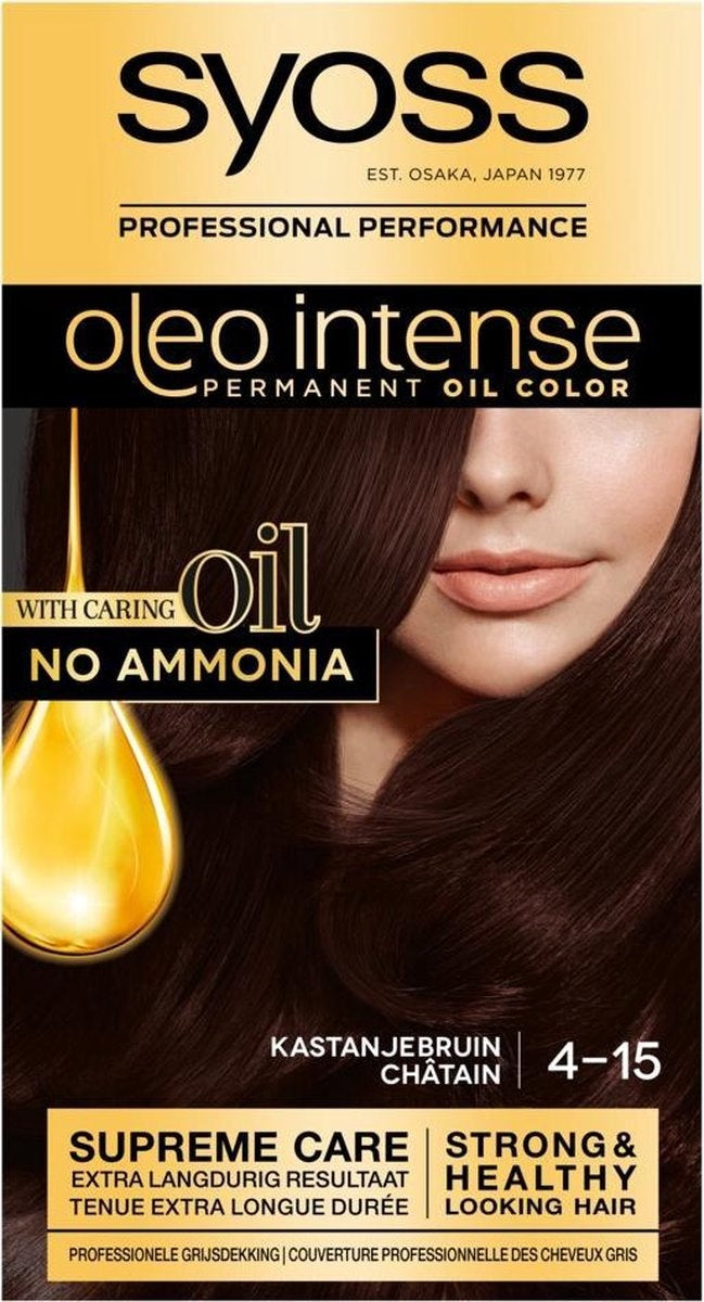 SYOSS Color Oleo Intense 4-15 Kastanienbraune Haarfarbe