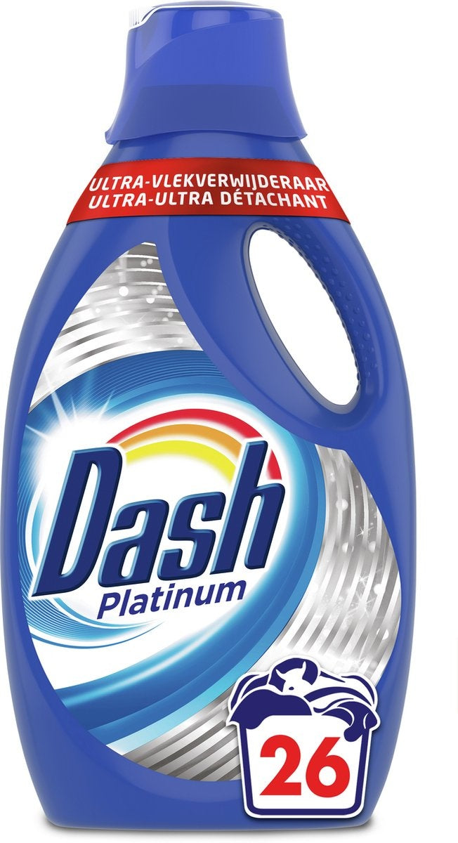 Dash Vloeibaar Wasmiddel Platinum + Ultra Vlekverwijderaar - 30 Wasbeurten