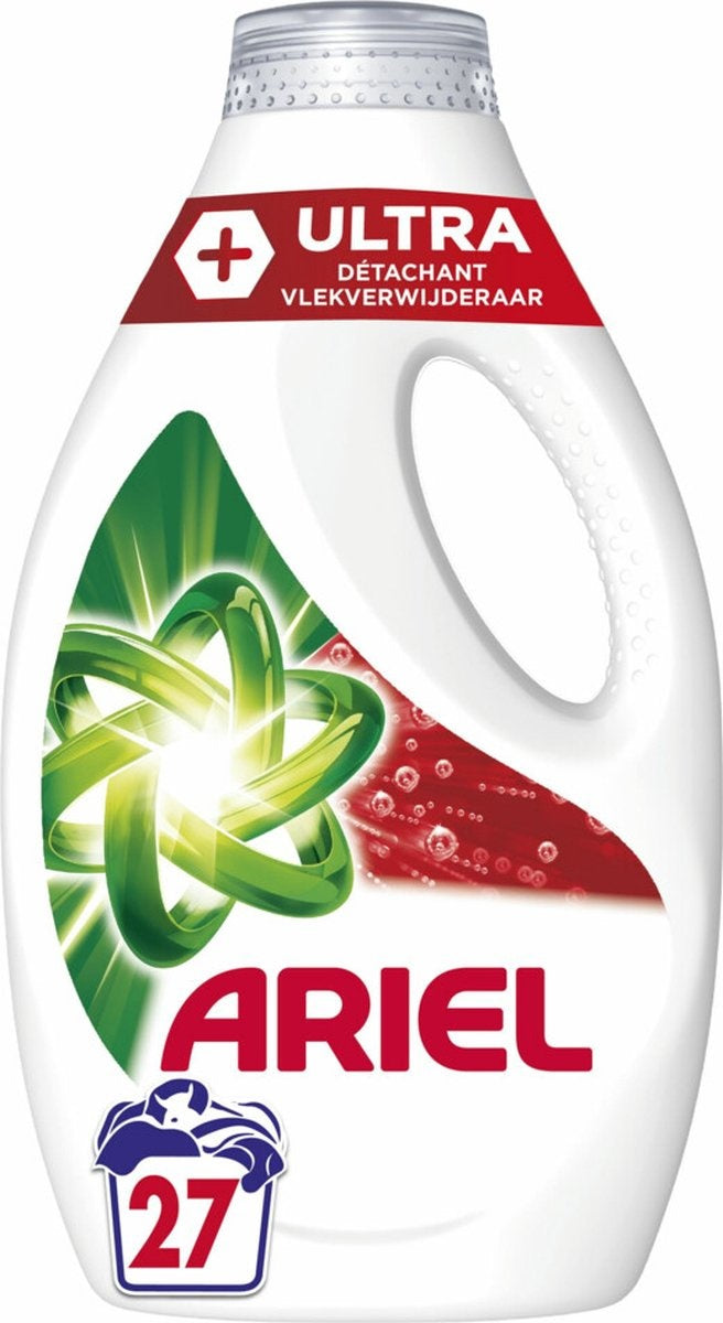 Ariel Liquid Detergent +Ultra Stain Remover 1215 ml