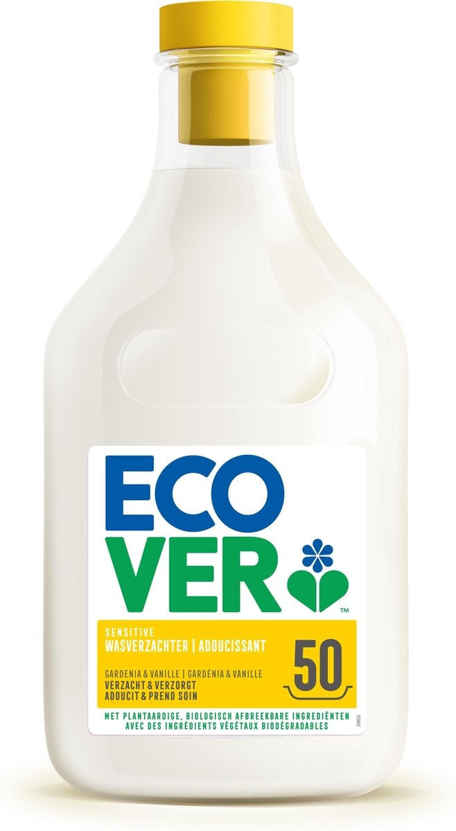 Ecover Fabric Softener - Gardenia &amp; Vanilla 1.5 l - 50 washes