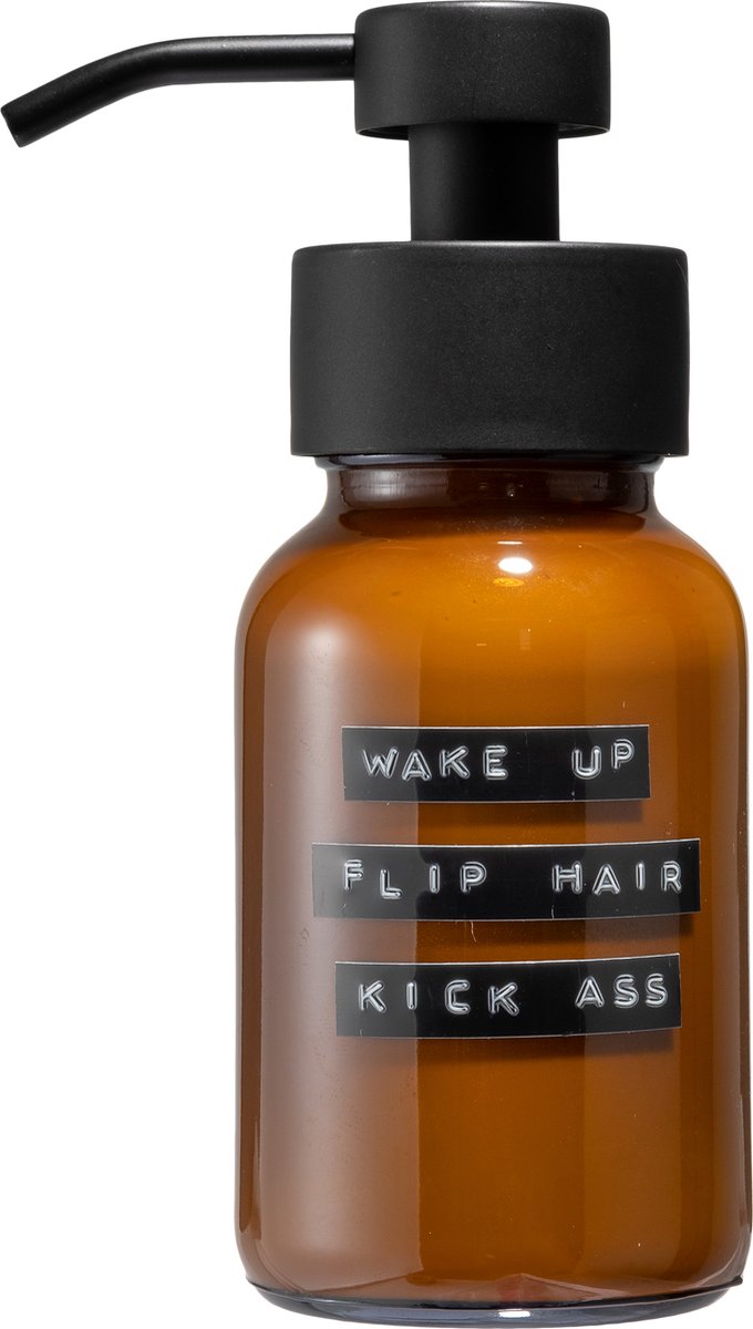 Wellmark Conditioner Amber Black 250ml Wake Up Flip Hair Kick Ass -  Zwarte pomp