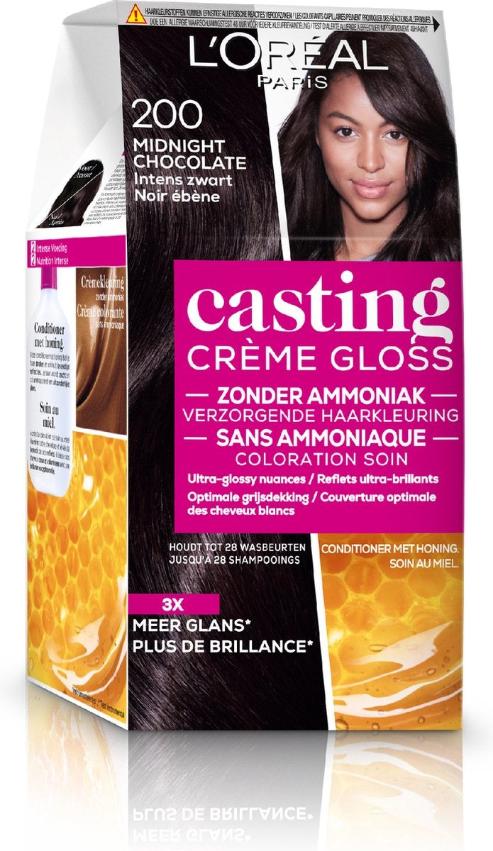 L'Oréal Paris Casting Crème Gloss 200 Sehr dunkles Braun – Verpackung beschädigt