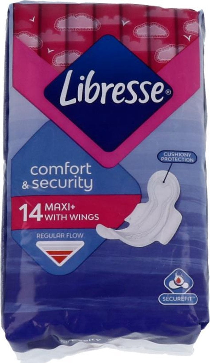 Libresse Maxi Normal Wing Sanitary Pads 14 Pieces