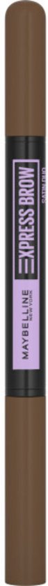 Maybelline New York - Express Brow Duo - 025 Brunette - Brown Eyebrow Pencil and Powder