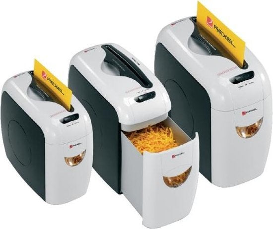 Rexel Stule P4 Papierversnipperaar Voor Thuis/Thuiswerkplek - P- 4 Snippers - Invoer tot 5 A4-Vellen - Vernietigt Documenten, Nietjes En Paperclips - Opvangbak Van 7,5 Liter - Wit