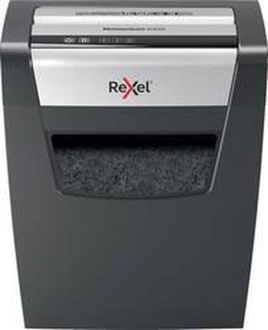 Rexel Momentum X312 Paper Shredder with Anti-Jam Technology for Office and Home Working - P- 3 Cuts - Up to 12 A4 Sheets - Shreds Documents, Staples and Paper Clips - 23 Litre Waste Bin - Black