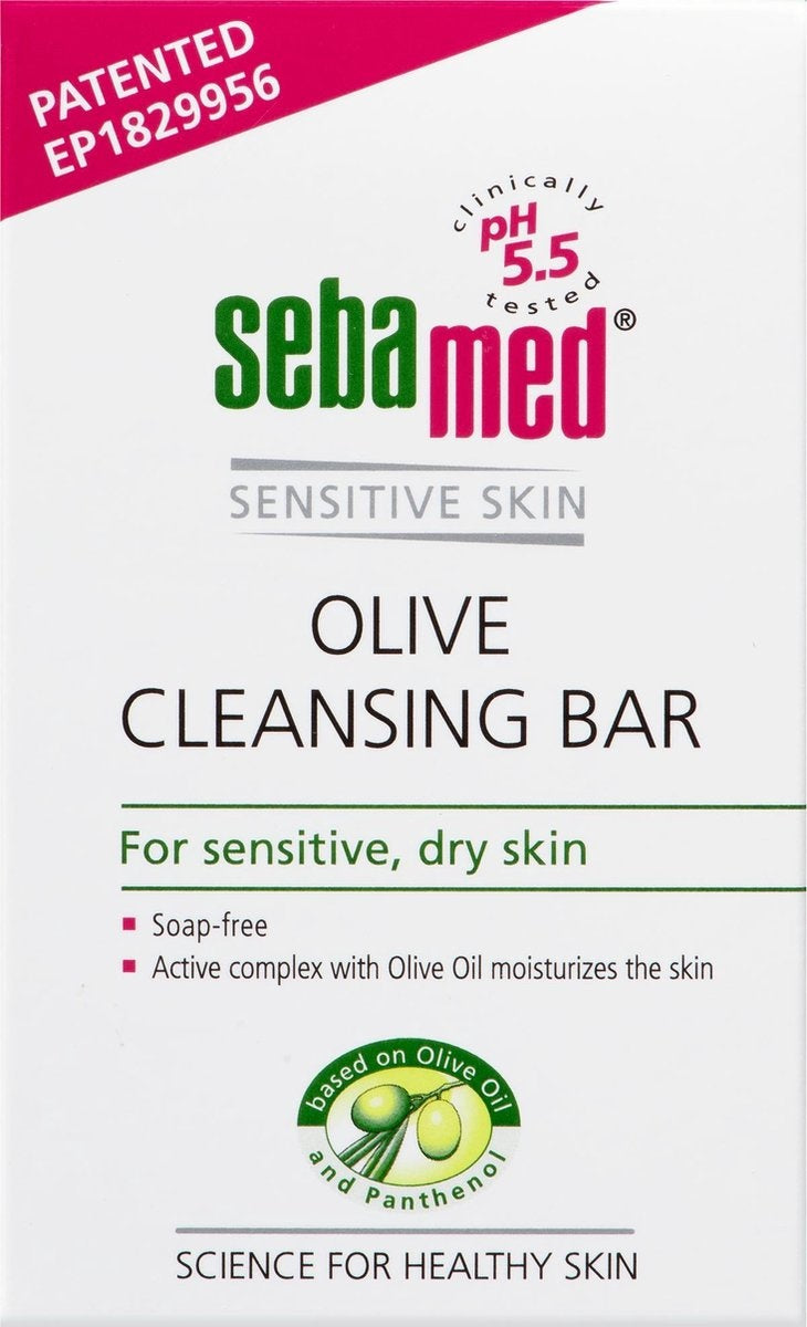 Sebamed Soap-free Washing Tablet Olive - Soap Tablet - 150 grams