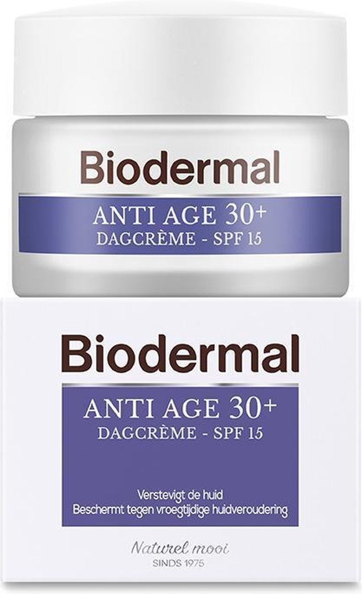 Biodermal Anti Age 30+ - Dagcrème tegen huidveroudering - SPF15 - 50ml - Verpakking beschadigd